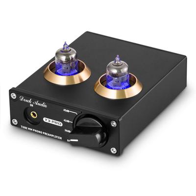 Nobsound T3 PRO Фонокорректор 6J2 Вакуумный AUX Прямое Заземление Шум Компактный Дизайн для Любителей Пластинок в Жилых Зонах Усилитель Лампа, Режим, -25 дБ Снижение,