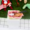 Молочный джем, аксессуары для кукольного домика, кухонный инструмент, модель, миниатюрная корзина для хлеба, имитация еды, игрушки
