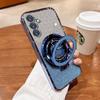 Чехол Samsung S24FE Luxury с кронштейном, блестящий чехол для Samsung Galaxy Note 20 Ultra 10 S24 S23 S22 S21 S10 S9 Plus, держатель для чехла