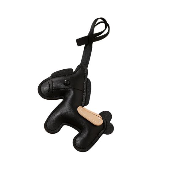 Брелок Яркий цвет Искусственная кожа Дизайн лошади Брелок с ремешком Рюкзаки Ключи от машины Сумки Аксессуар для сумки