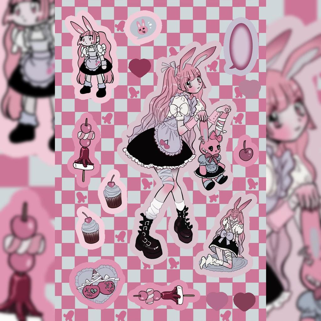 Корейские наклейки с персонажем Доми для блокнотов и DIY чехлов для телефонов