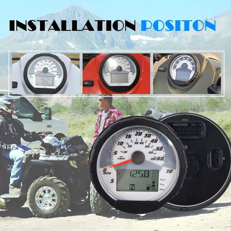 3280431 New Speedometer Cluster Assembly Gauge For Polaris Sportsman 400 500 600 700 800 2004-2012 ATV 3280482 3280528