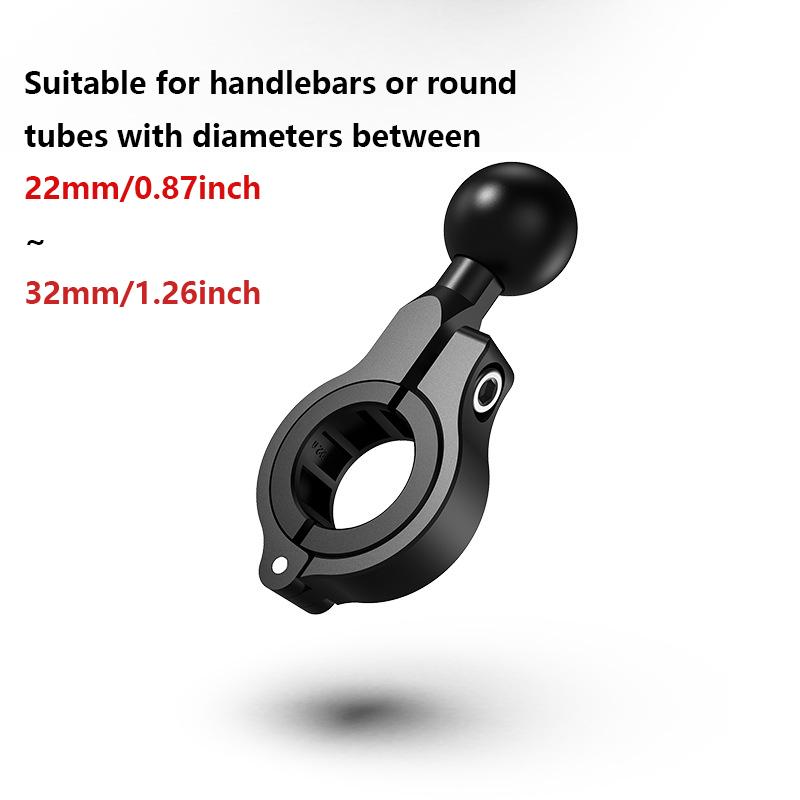 Мотоцикл Велосипед Руль Крепление Ram Поддержка База Камеры с Шаровой Головкой 1 Дюйм 25 мм для Круглого Поручня Диаметром 0,87"~1,26"