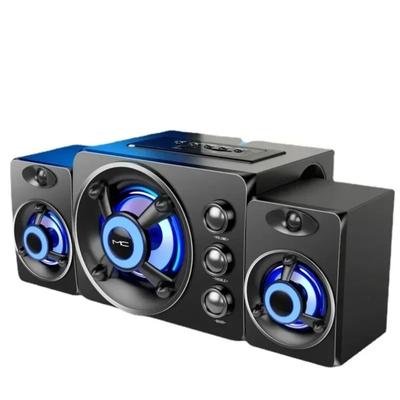 HIFI 3D Стерео Колонки Цветные LED Тяжелый Свет AUX USB Проводные Беспроводные Bluetooth Аудио Домашний Кинотеатр Объемный Звук Саундбар ТВ
