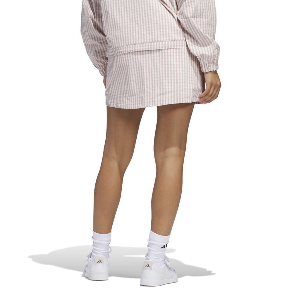 Adidas Golf Gingham Check Pull-On Golf Skirt, Wonder Tarp