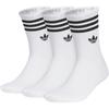 adidas Оригинальные носки с амортизацией Crew Носки Унисекс 3 пары Белый JP1275