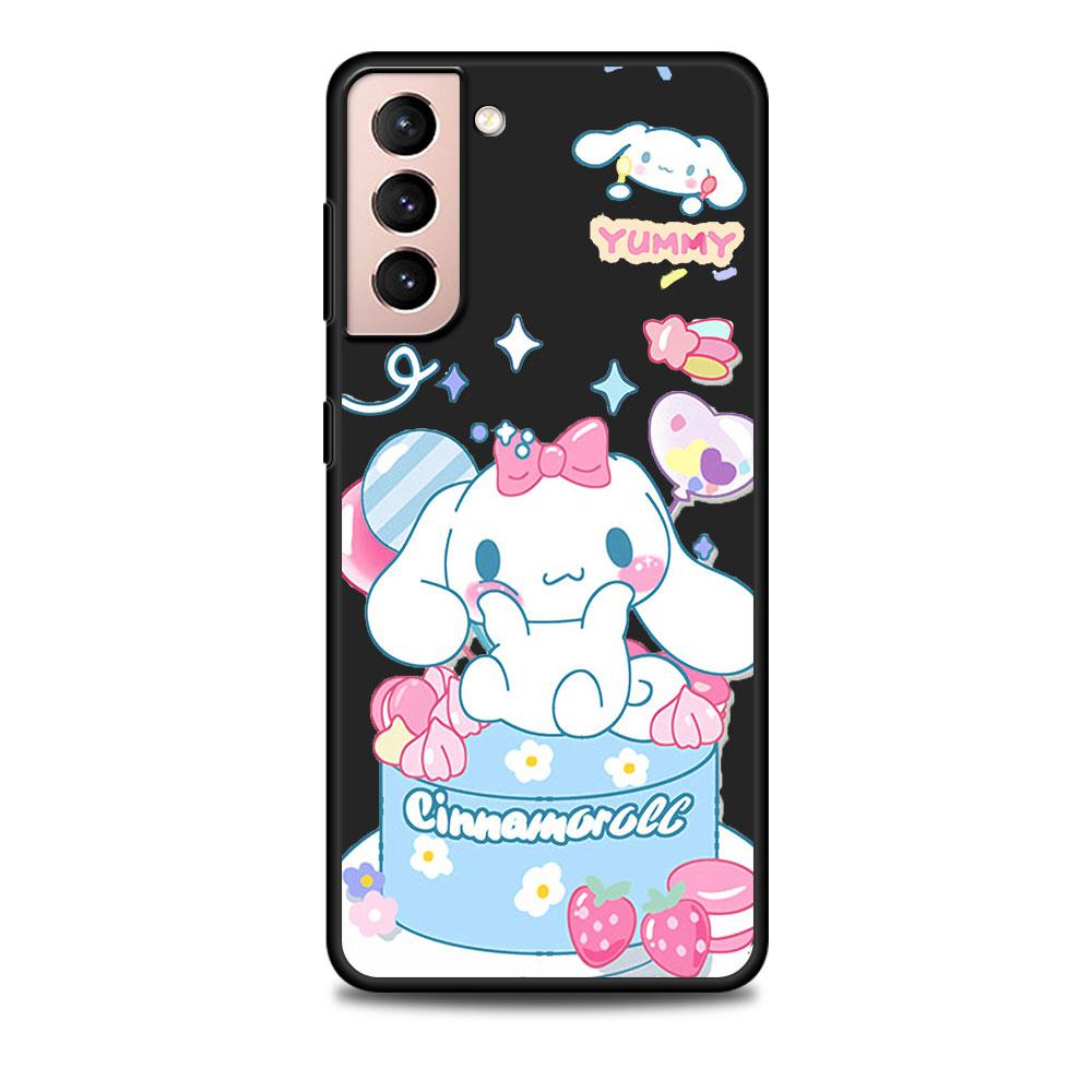 Hello Kitty Kuromi Case for Samsung Galaxy S23 S10e S10 S21 FE S22 S9 S24 Ultra S20 Plus Soft TPU Phone Cover Bumper