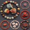 8MM Red Jasper Round Stone Bead Bracelets Women Men Crystal Gemstone Bracelet Yoga Jewelry
