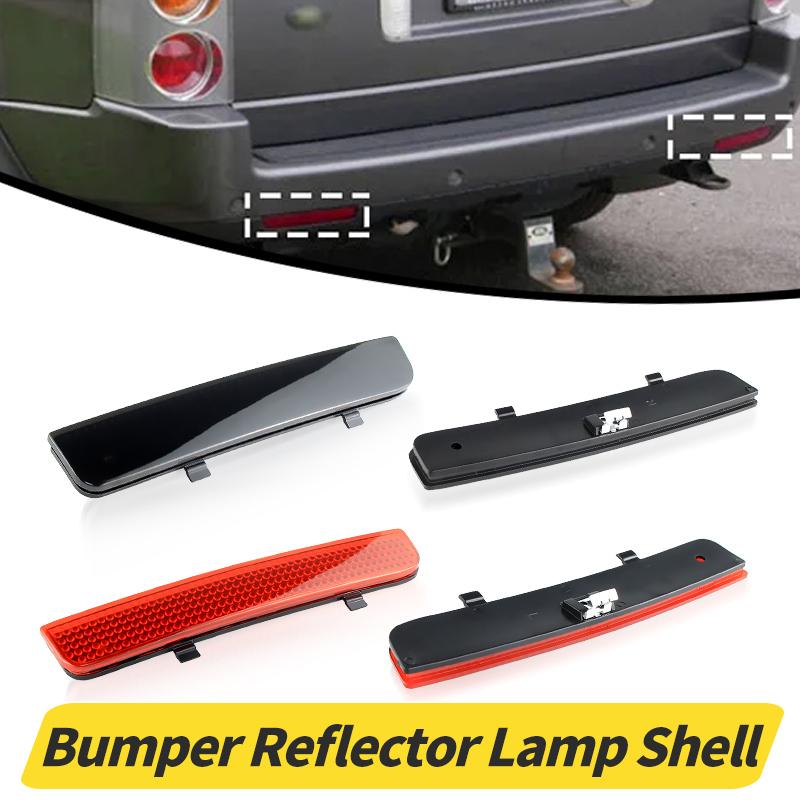 For Land Rover Range Rover L322 Freelander LR2 Smoked/Red Lens Car Rear Bumper Reflector Tail Brake Light Cover Shells No Bulb