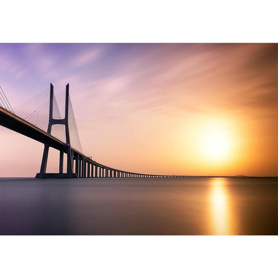 5D DIY Diamond Painting Sunset Scenery Picture Full Diamond Embroidered Mosaic Gift Home Decoration Painting Kit