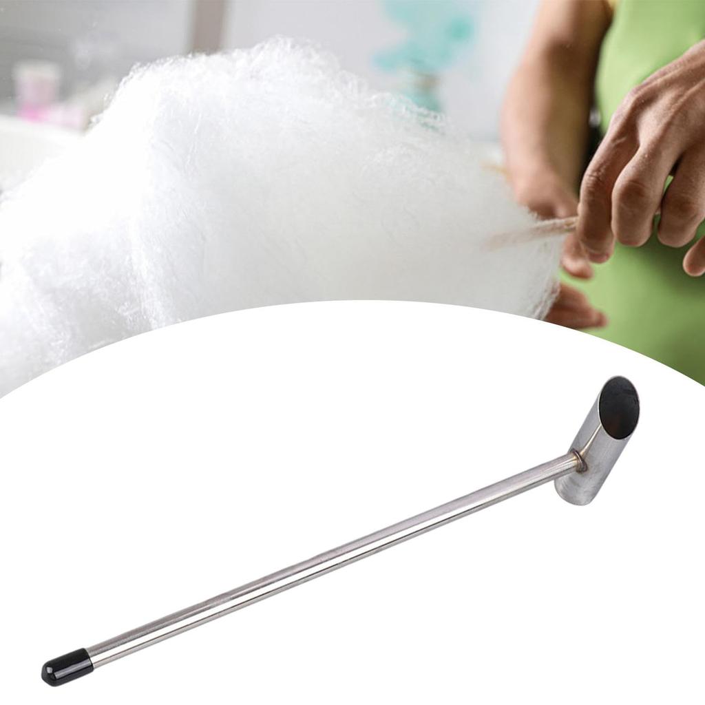 Ложка из нержавеющей стали для сладкой ваты для точного измерения при приготовлении и выпечке сладостей. Легко чистить и долговечна.