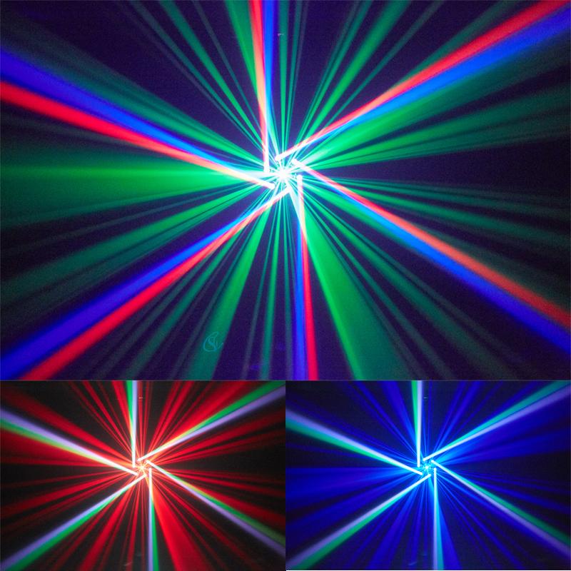 Мини LED луч 100 Вт Сценическое освещение Светодиодная голова с движением Пульт дистанционного управления для DJ Дискотека Хаус-вечеринка Атмосферное освещение