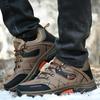 Непромокаемые мужские ботинки из искусственной кожи, зимние зимние ботинки, теплые уличные походные ботинки, мужские рабочие кроссовки, большие размеры 39-47