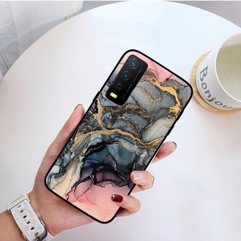 Красочный мраморный чехол для телефона VIVO Y31 Y21 Y70 Y21S Y20 Y72 1907 Y12 Y11S Y53S Y33S Y55 Y76 Y51 Y15S Y01