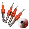 Wood Metal Hole Cutter Drilling Tools Woodworking Countersink Drill Bit Hex Shank Drill Bit