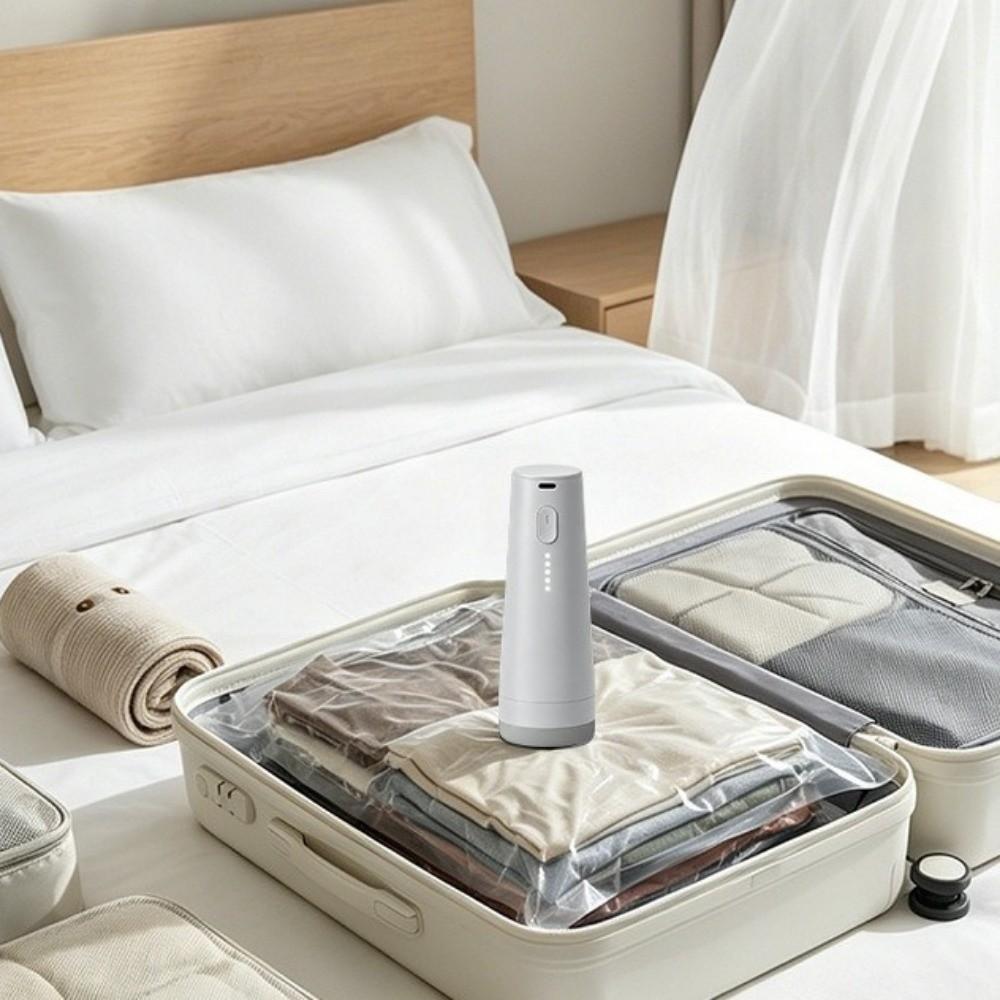 Rechargeable Vacuum Bag Pump Cordless Vacuum Sealing Pump Electric Vacuum Pump Luggage Carry-on
