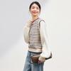 JOY SPEAKER Women's Patchwork Knit Sweater