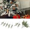 50Pcs DIY Crafts Christmas Artificial Pine Needles Garlands Accessories  Fake Craft Greenery
