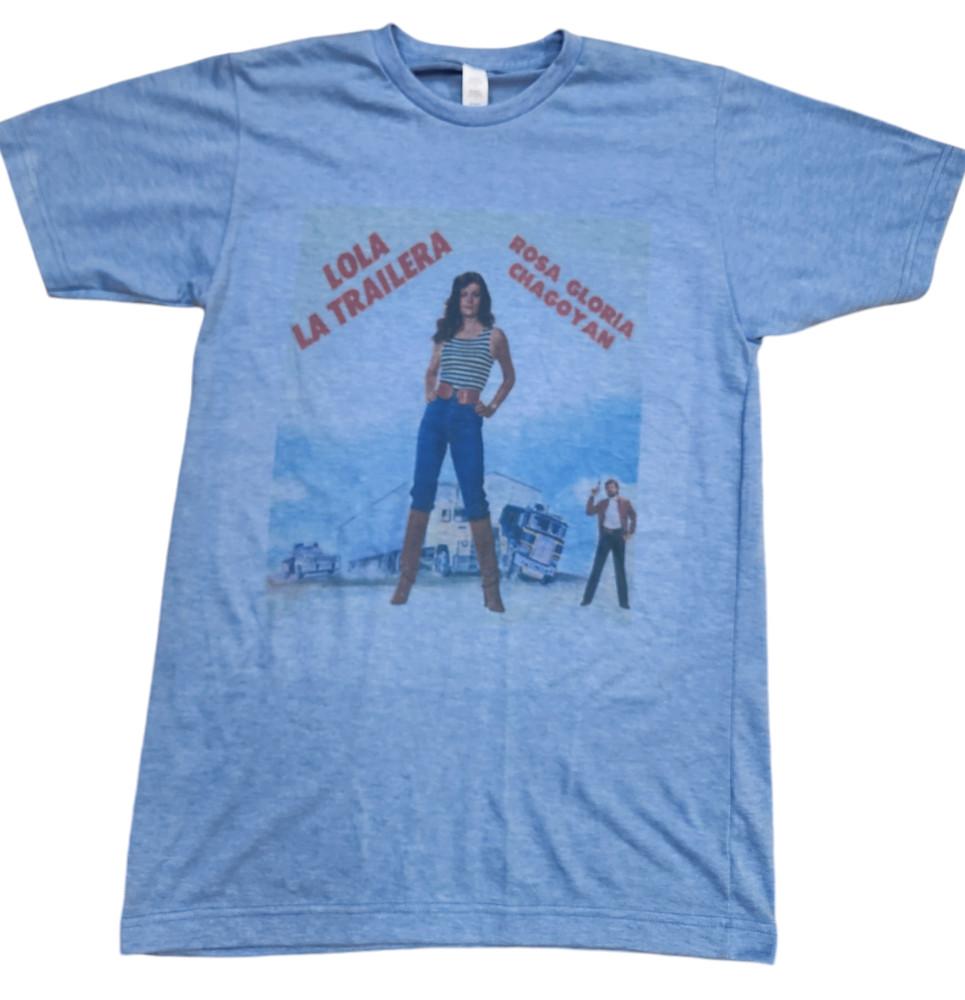 Lola la trailera tshirt color Vintage blue Men039s Unisex T-Shirt