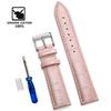 Genuine Leather Watchbands 12/14/16/18/20/22/24 Mm Watch Band Strap Steel Pin Buckle High Quality Wrist Belt Bracelet + Tool