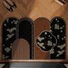 Vintage Style Door Mat Non-Slip Dirt Trapper Easy Clean Outdoor Entrance Durable Wire Ring