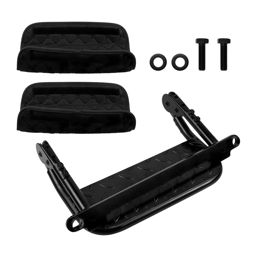 Ergonomic Auto Foot Support Folding Heavy Duty Tire Step Height Adjustment Quick Fold Mechanism Tyre Mount Steps
