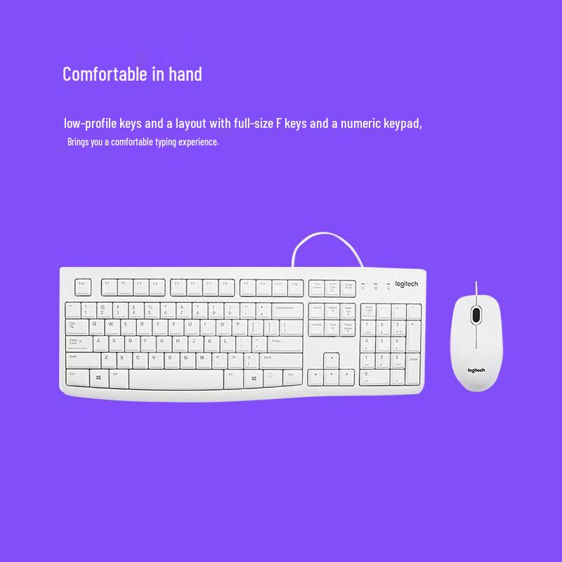 Logitech MK120 Wired Keyboard and Mouse Combo