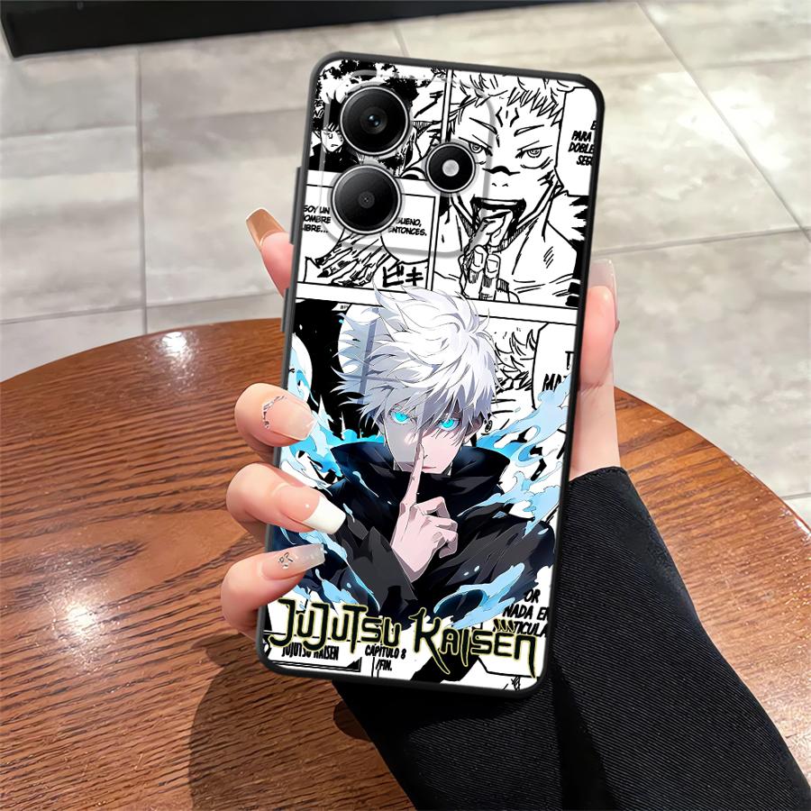 Аниме J-Jujutsu K-Kaisen Мягкий задний чехол для телефона для Xiaomi Poco M3 M4 Pro C65 F3 F4 F5 M5 C50 C51 X3 X4 X5