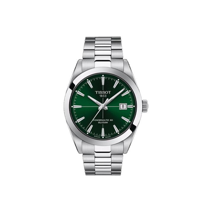 Tissot Коллекция Windy Автоматический Механический Механизм Мужские Часы Часы 40 мм Зеленый Циферблат Корпус из Нержавеющей Стали T127.407.11.091.01