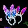 LED Light Rabbit Ears HeadBand Nights Party Fancy Dress Up Costume Gifts