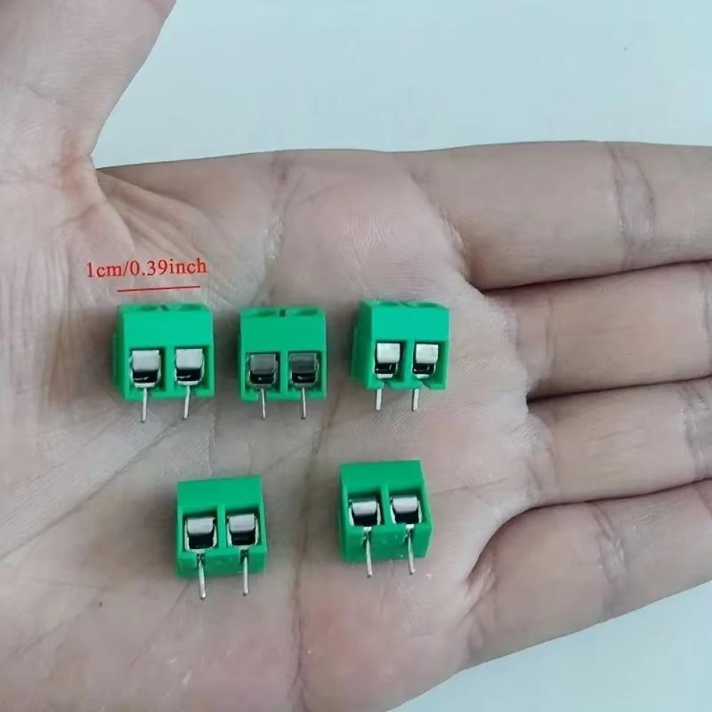 100PCS 2P/3P Configuration Screw Terminal Connector Straight Pin Connector  DIY Electronics