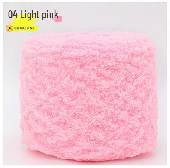 New Arrival! Coral Fleece Yarn Scarf - Soft Baby Velvet Hand-Knitted Fine Yarn