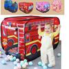Ball Pool Kids Tent Tent Engine Storage Bag Set Children's [Fire Ver] One-touch