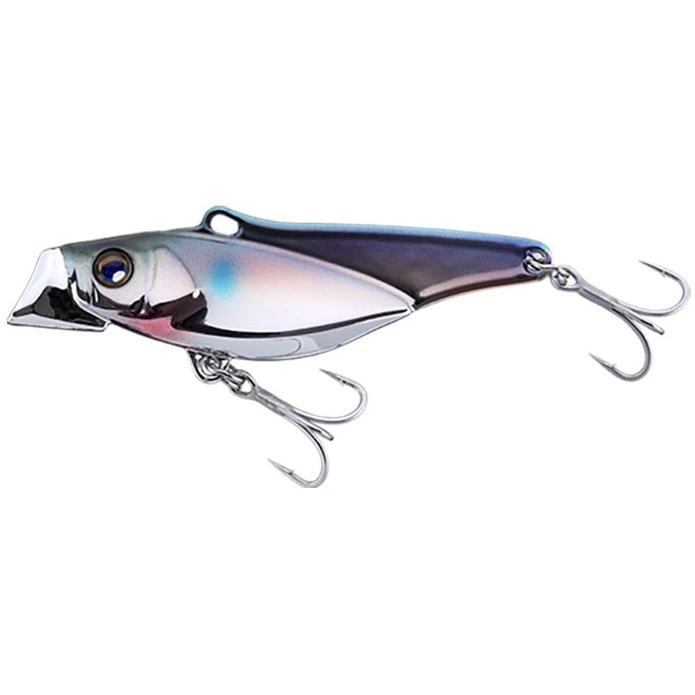 JACKALL Metal Vibration Lure Metal Zinari 10g 47mm Bora Plated UV Sinking Fishing Lure Snagless Design