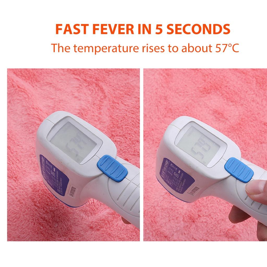 Белое одеяло с электрическим подогревом 220 В, быстрое нагревание, регулируемое одеяло с электрическим подогревом, регулятор температуры