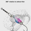 10Pcs Fishing Spoons Lures Kit Trout Blinker Lures with Storage Case Fishing Twist Spinners with Barbed Hook Fishing Accessories