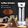 Portable Electric Coffee Grinder USB Rechargeable Stainless Steel Manual Coffee Mill Machine Bean Grinders Kitchen Accessories