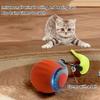 Заряжаемая от USB катающаяся шарик-игрушка для кошек, Игрушка-шарик для жевания, Спортивный эластичный шарик-игрушка для кошек, Самоуспокаивающее средство для удовольствия