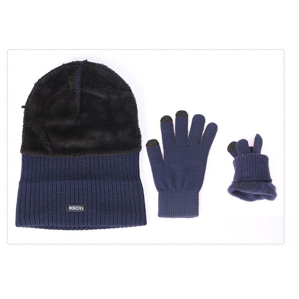 Модный вязаный шарф-снуд, флисовый шарф, зимний теплый набор: шапка, шарф, перчатки, шапка-бини