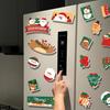 2026 Christmas Refrigerator Magnet Set - High-Value, Cute Magnetic Santa Claus Decorations