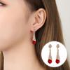 Smart Waterdrop Chandelier Full Shiny Earrings Ear Stud Ear-clip