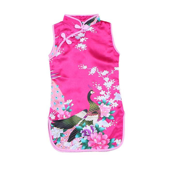 Летние детские костюмы Cheongsam Детские костюмы в китайском стиле