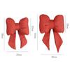 Ribbon Bow Ribbon Bow Car Neck Pillow Linen Linen Bow Car Headrest   Car Seat