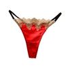 KSLAT Стринги Сексуальное Кружево Милая Линия Шелк Сатин Эластичные Женские Трусики, Стринги, Нижнее Белье, Желейные, Трусики, Блестящие, Элегантные, Дизайн, Подчеркивающий Ягодицы, (Свободно