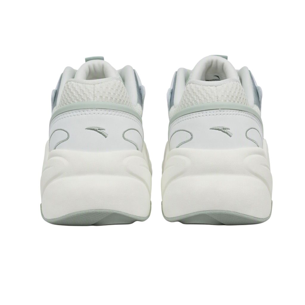 Women's Sneakers Anta Floral Shoes Cushioning Breathable Height-Increasing Low-top Casual Shoes Women's White