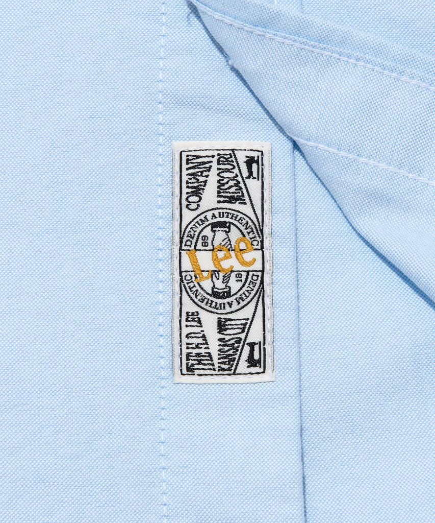 LEE Loco Pocket Oxford Short Sleeve Shirt Light Blue