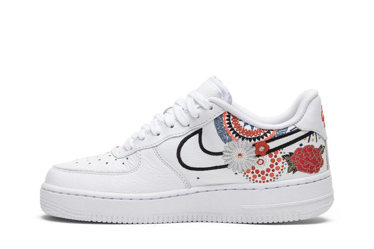 Women's Sneakers Nike Air Force 1 Low Lunar New Year (2018) (Women's) White/White-Habanero Red-Team Orange
