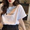 American retro short-sleeved t-shirt women's pure cotton top trendy new spring and summer loose and thin versatile bottoming shirt