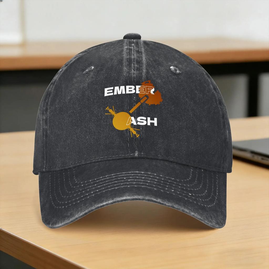 Ember Twin Ash Twin Outer Wilds Washed Baseball Cap Casual Sun Hip Hop Hats Summer UnisexTeens Outdoor Sports Baseball Caps