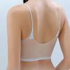 Ультратонкий бюстгальтер Push Up Bra Ice Silk Бесшовное нижнее белье Женский тонкий дышащий слинг Красивая спинка жилет для сна Бралетт Большие размеры Бюстгальтеры